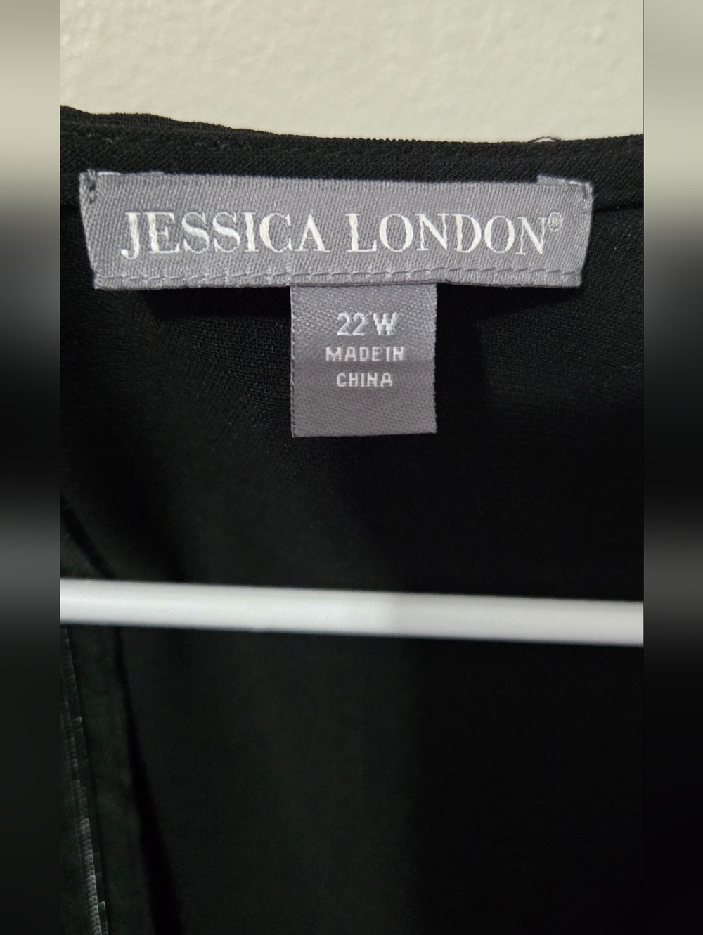 Jessica London Sleek Black Sleeveless Dress 22W Like New Condition! - Picture 3 of 6